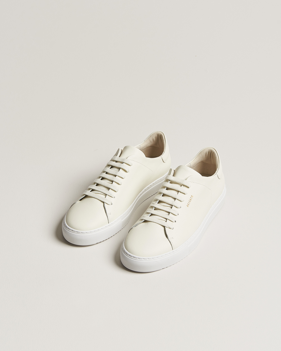 Hombres | Axel Arigato | Axel Arigato | Clean 90 Sneaker White Grained Leather