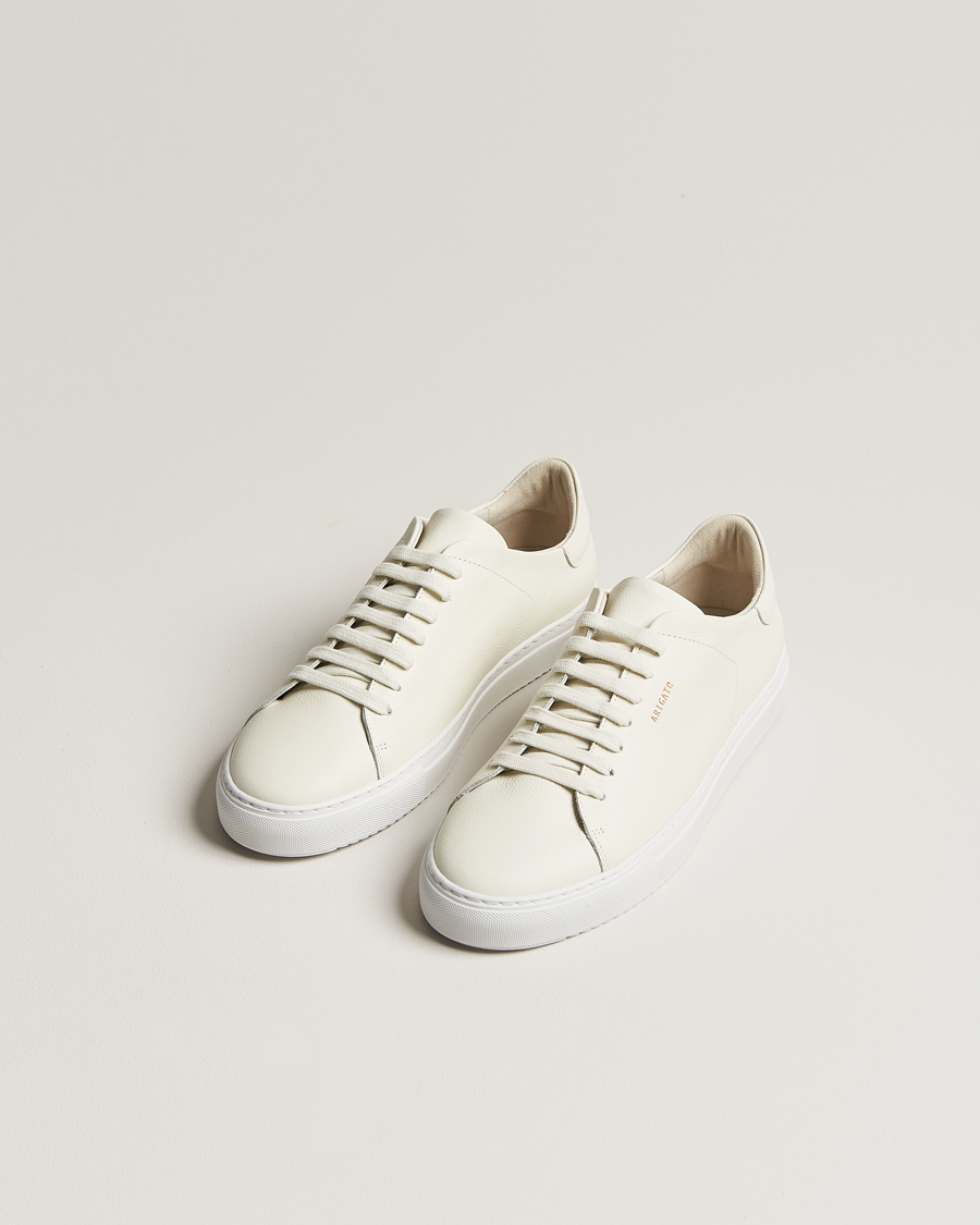 Hombres | Axel Arigato Clean 90 Sneaker White Grained Leather | Axel Arigato | Clean 90 Sneaker White Grained Leather