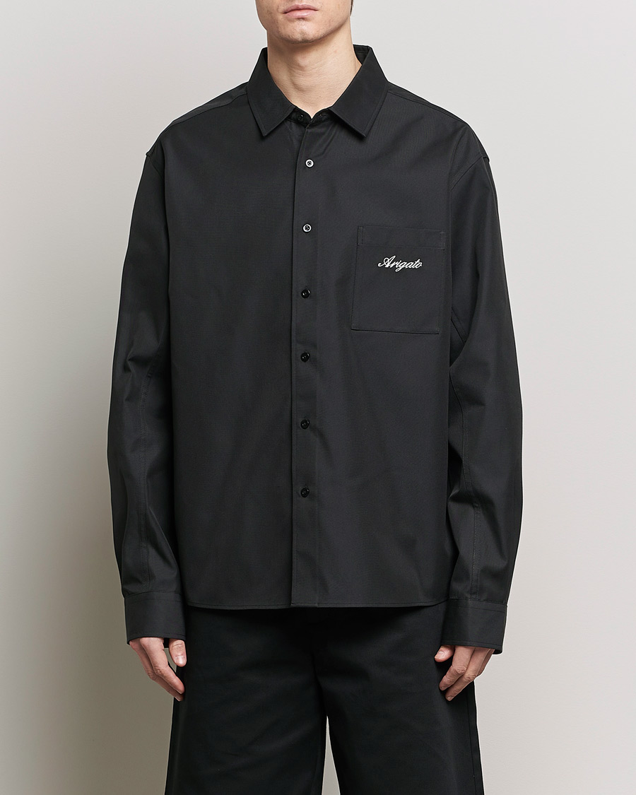 Hombres | Abrigos y chaquetas | Axel Arigato | Flow Overshirt Black