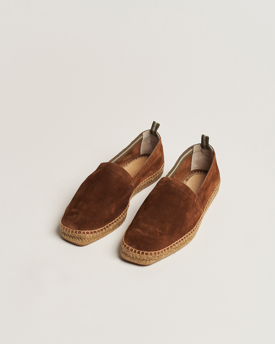 Hombres | Alpargatas | Castañer | Pablo Casual Suede Espadrilles Cuero