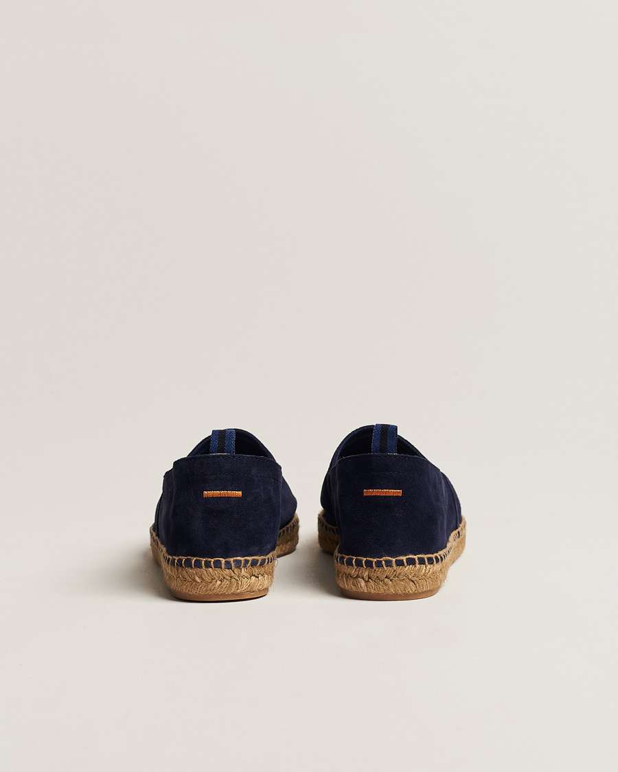 Hombres | Alpargatas | Castañer | Pablo Casual Suede Espadrilles Azul Oscuro