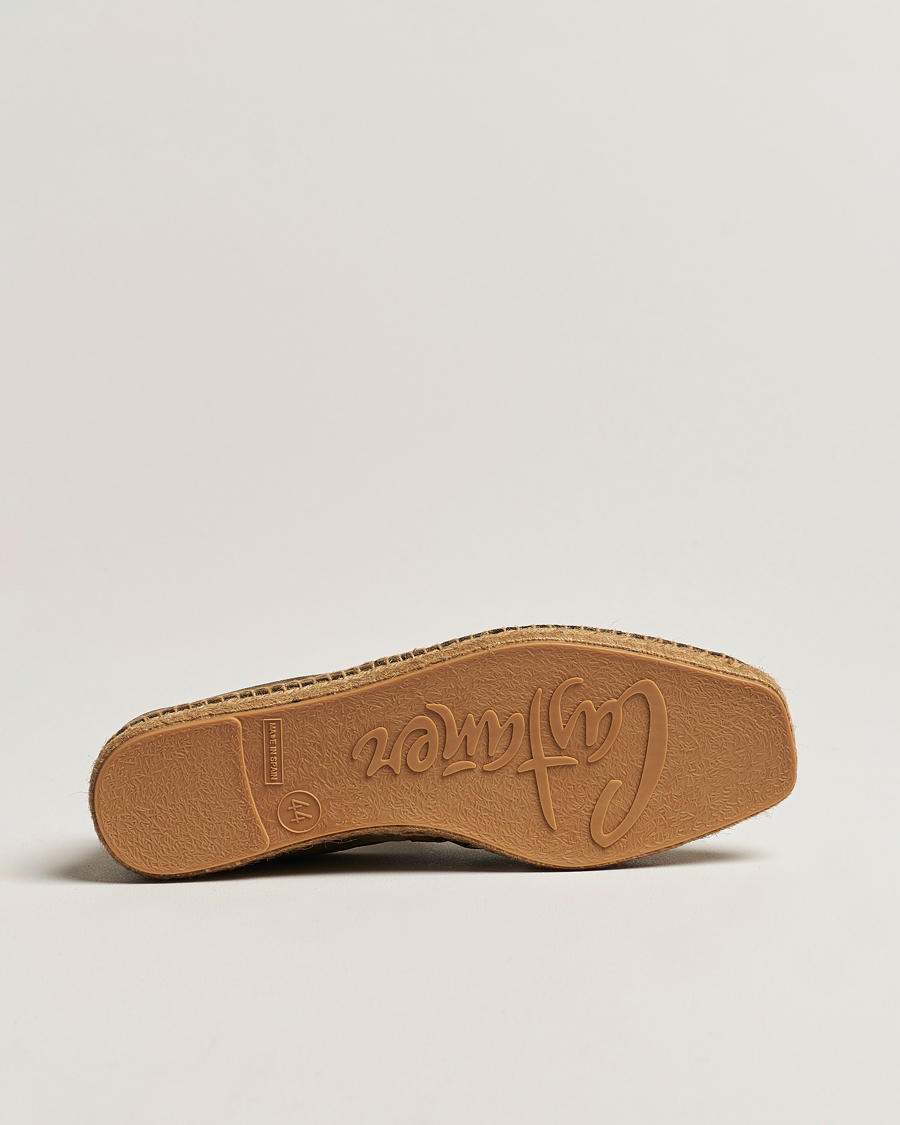 Hombres | Alpargatas | Castañer | Pablo Casual Suede Espadrilles Verde Bosque