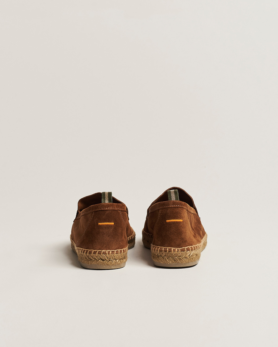 Hombres | Alpargatas | Castañer | Nacho Casual Suede Loafers Cuero