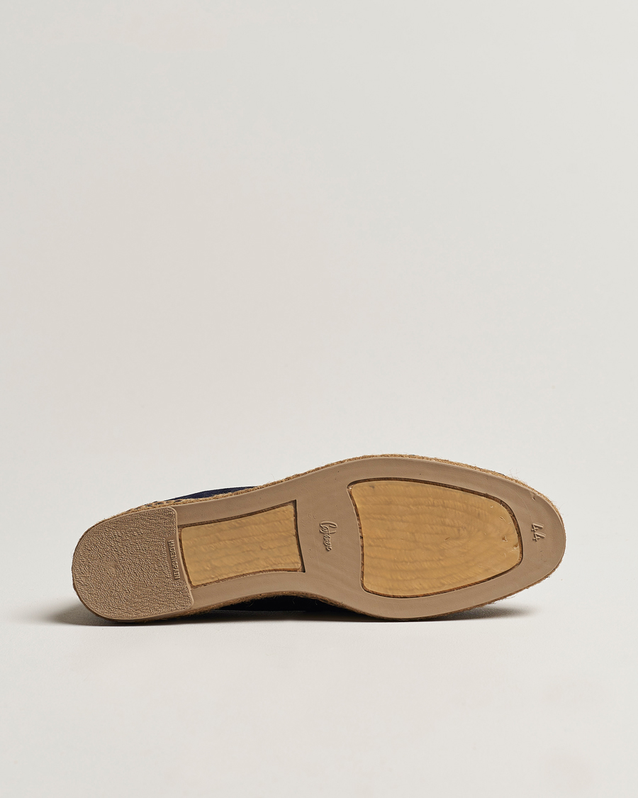Hombres | Alpargatas | Castañer | Nacho Casual Suede Loafers Azul Oscuro