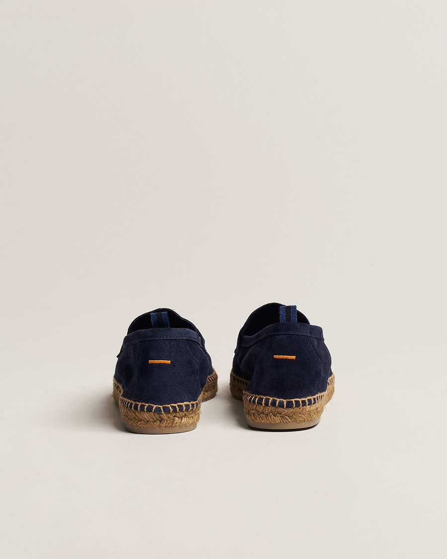 Hombres | Alpargatas | Castañer | Nacho Casual Suede Loafers Azul Oscuro