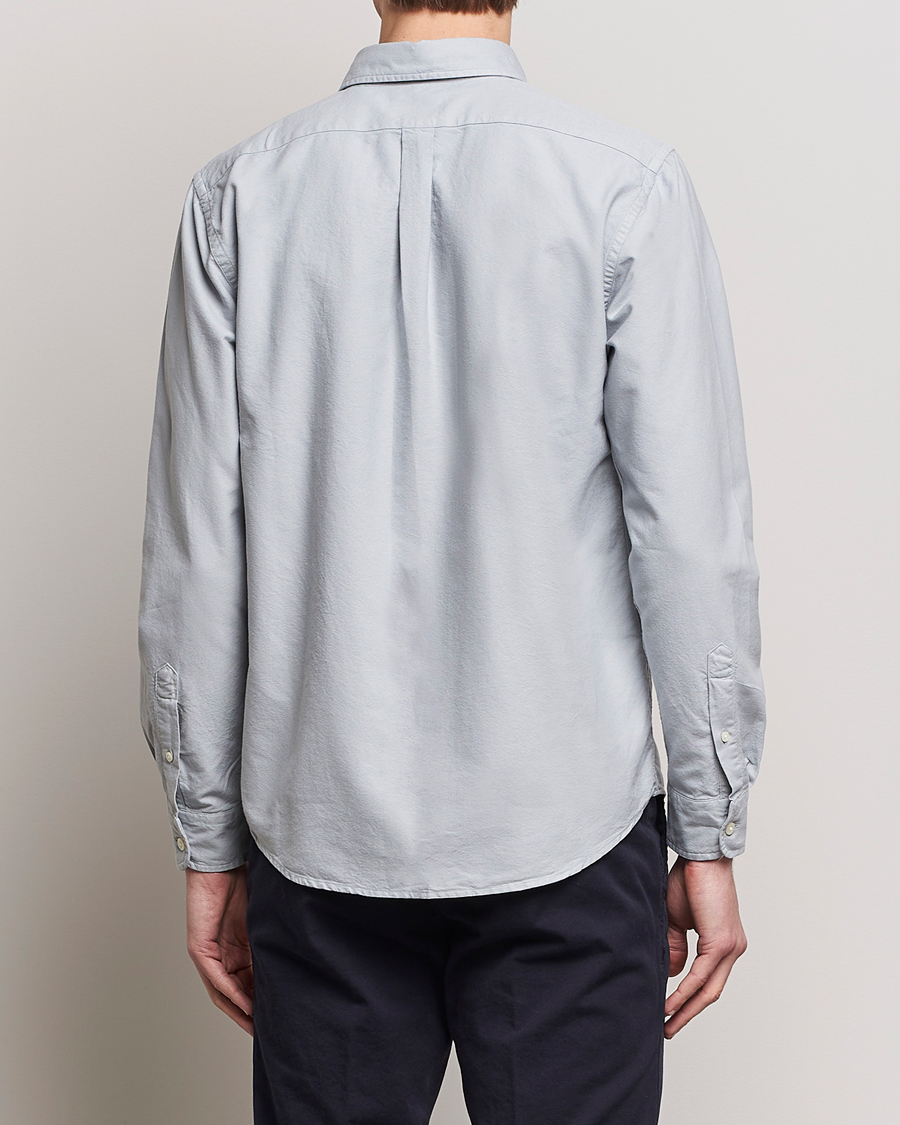 Hombres | Camisas | Colorful Standard | Classic Organic Oxford Button Down Shirt Cloudy Grey