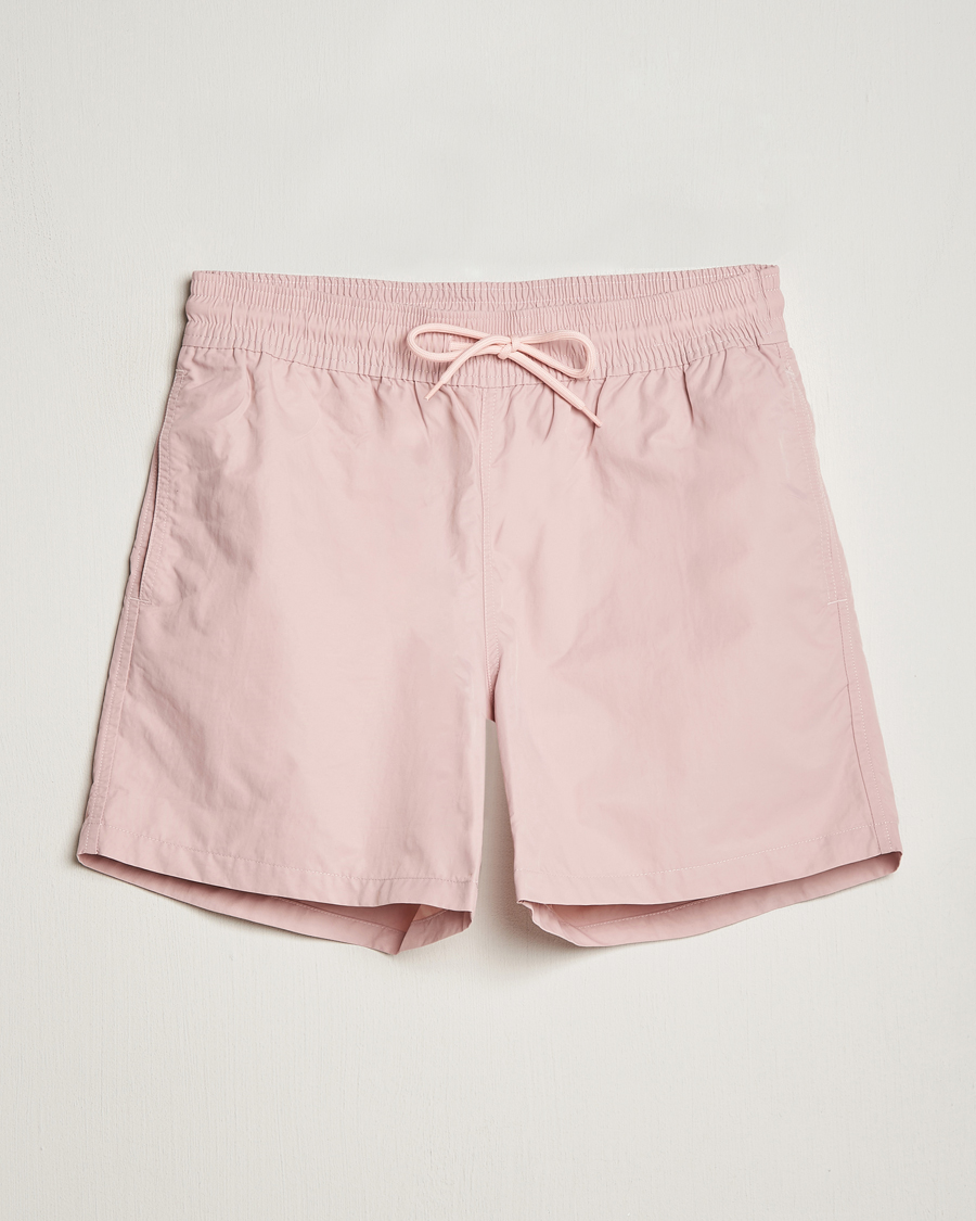 Hombres | Bañadores | Colorful Standard | Classic Organic Swim Shorts Faded Pink