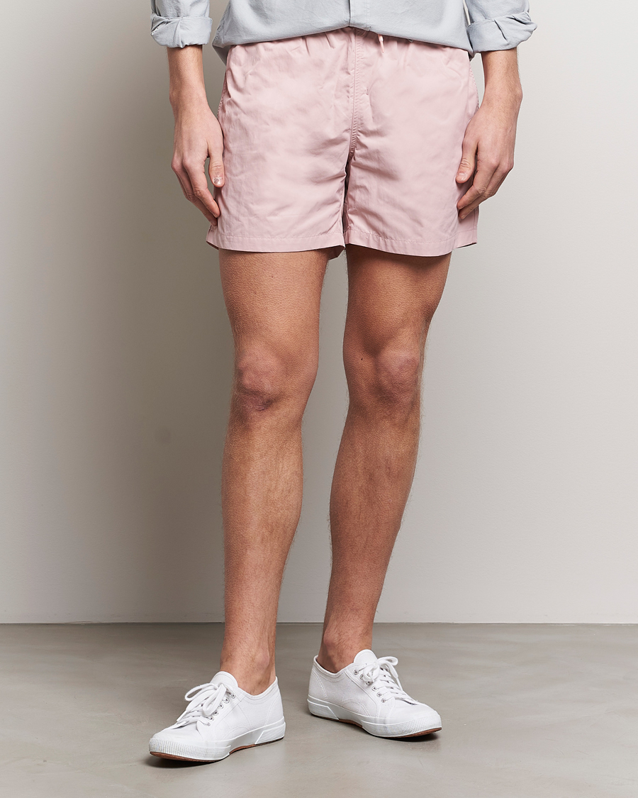 Hombres | Bañadores | Colorful Standard | Classic Organic Swim Shorts Faded Pink
