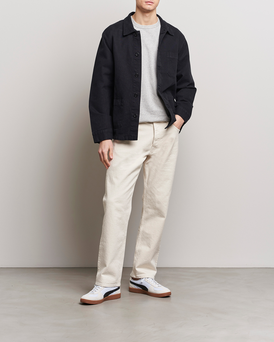 Hombres | Camisas | Colorful Standard | Organic Workwear Jacket Deep Black