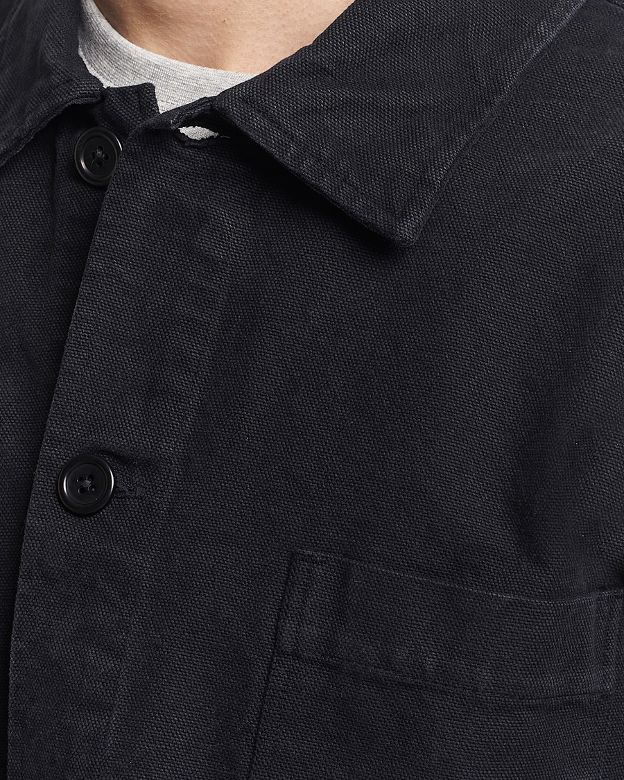 Hombres | Camisas | Colorful Standard | Organic Workwear Jacket Deep Black