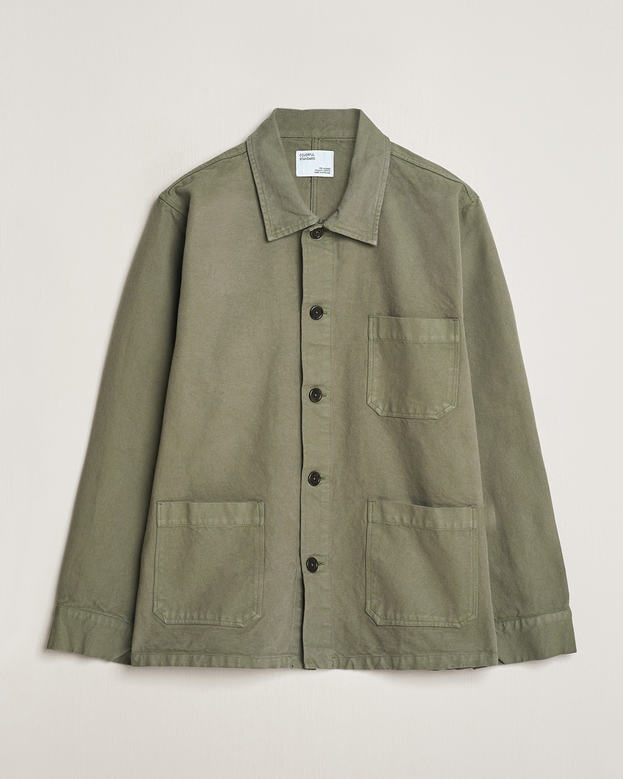 Hombres | Camisas | Colorful Standard | Organic Workwear Jacket Dusty Olive