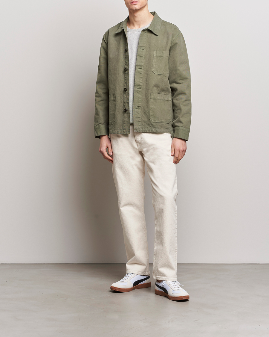 Hombres | Camisas | Colorful Standard | Organic Workwear Jacket Dusty Olive