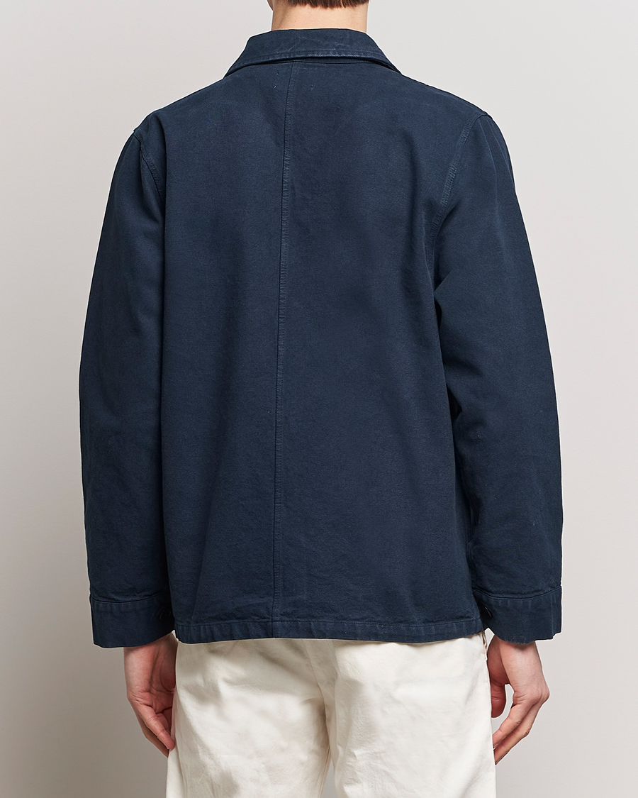 Hombres | Camisas | Colorful Standard | Organic Workwear Jacket Navy Blue