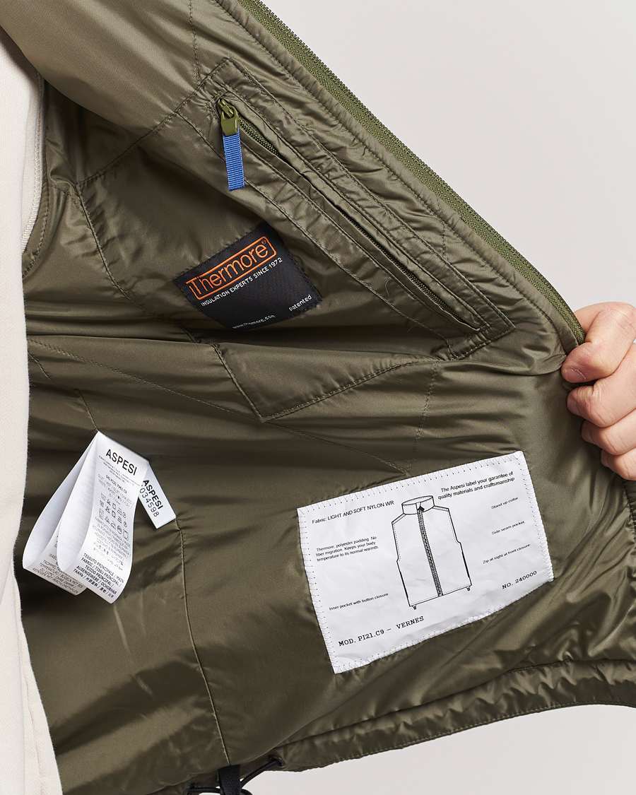 Hombres | Abrigos y chaquetas | Aspesi | Vernes Nylon Gilet Sage