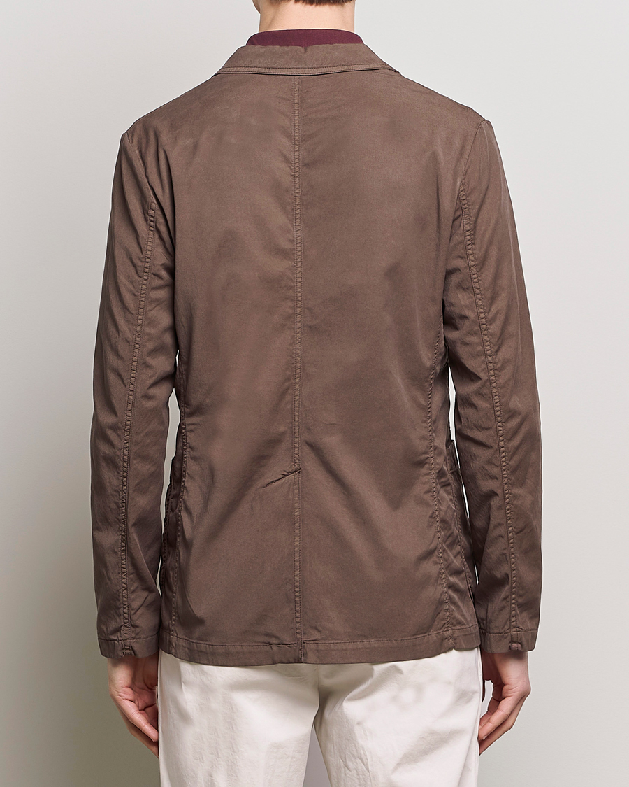 Hombres | Blazers | Aspesi | Samuraki Washed Cotton Blazer Dark Brown