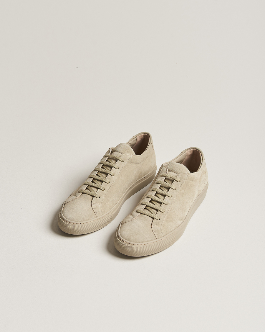 Hombres | Zapatos | Common Projects | Original Achilles Suede Sneaker Bone