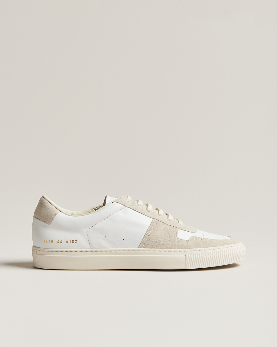 Hombres | Common Projects B Ball Duo Leather Sneaker Off White/Beige | Common Projects | B Ball Duo Leather Sneaker Off White/Beige