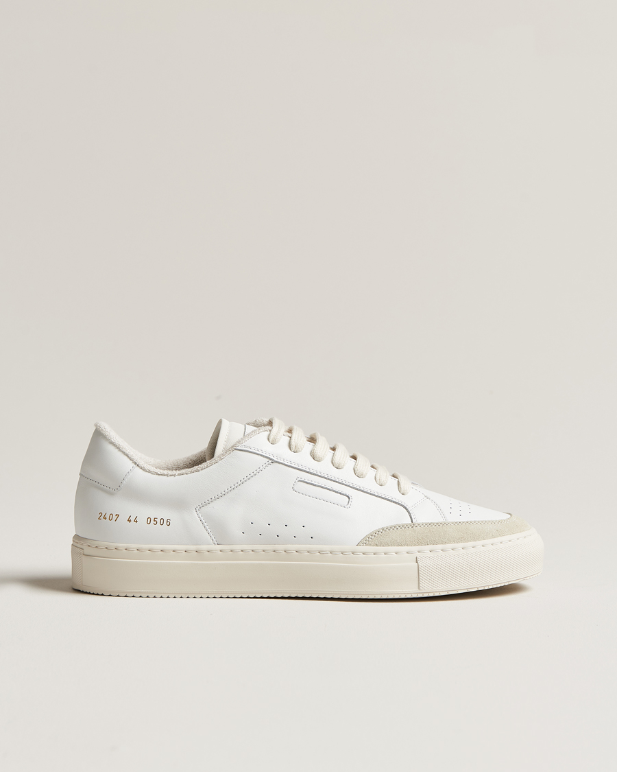 Hombres | Common Projects Tennis Pro Sneaker White/Beige | Common Projects | Tennis Pro Sneaker White/Beige