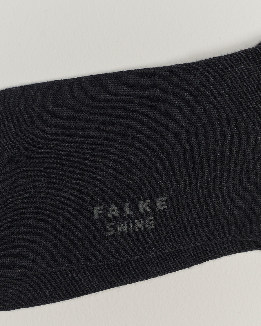 Hombres | Calcetines diarios | Falke | Swing 2-Pack Socks Anthracite Melange