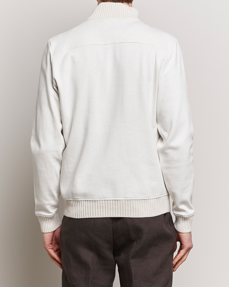 Hombres | Abrigos y chaquetas | Gran Sasso | Cotton Pocket Bomber Jacket Cream
