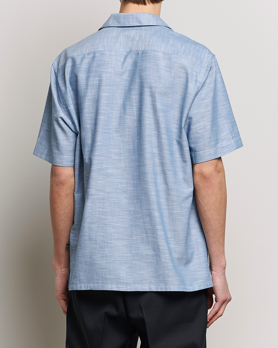 Hombres | Camisas | Brioni | Cotton Cuban Shirt Light Blue