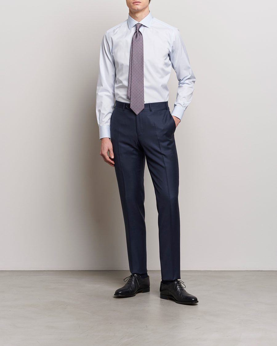 Hombres | Camisas | Brioni | Slim Fit Dress Shirt Light Blue