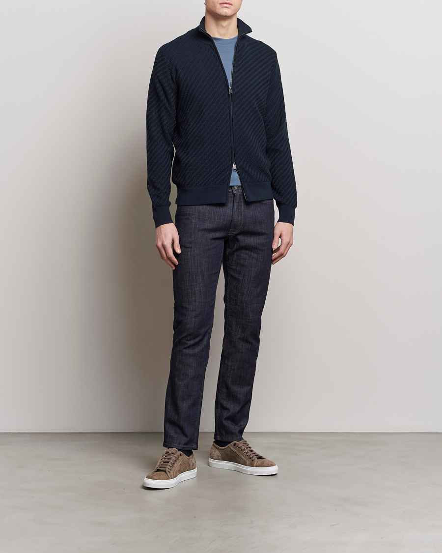 Hombres | Vaqueros | Brioni | Slim Fit Stretch Jeans Dark Indigo