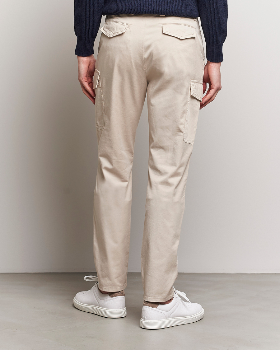 Hombres | Pantalones | Brunello Cucinelli | Cotton Cargo Pants Light Beige