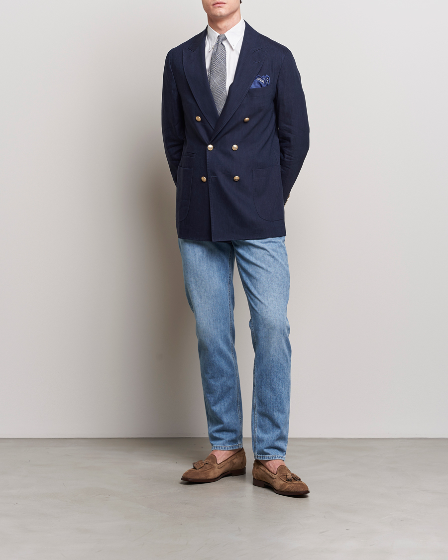 Hombres | Vaqueros | Brunello Cucinelli | Traditional Fit Jeans Blue Wash