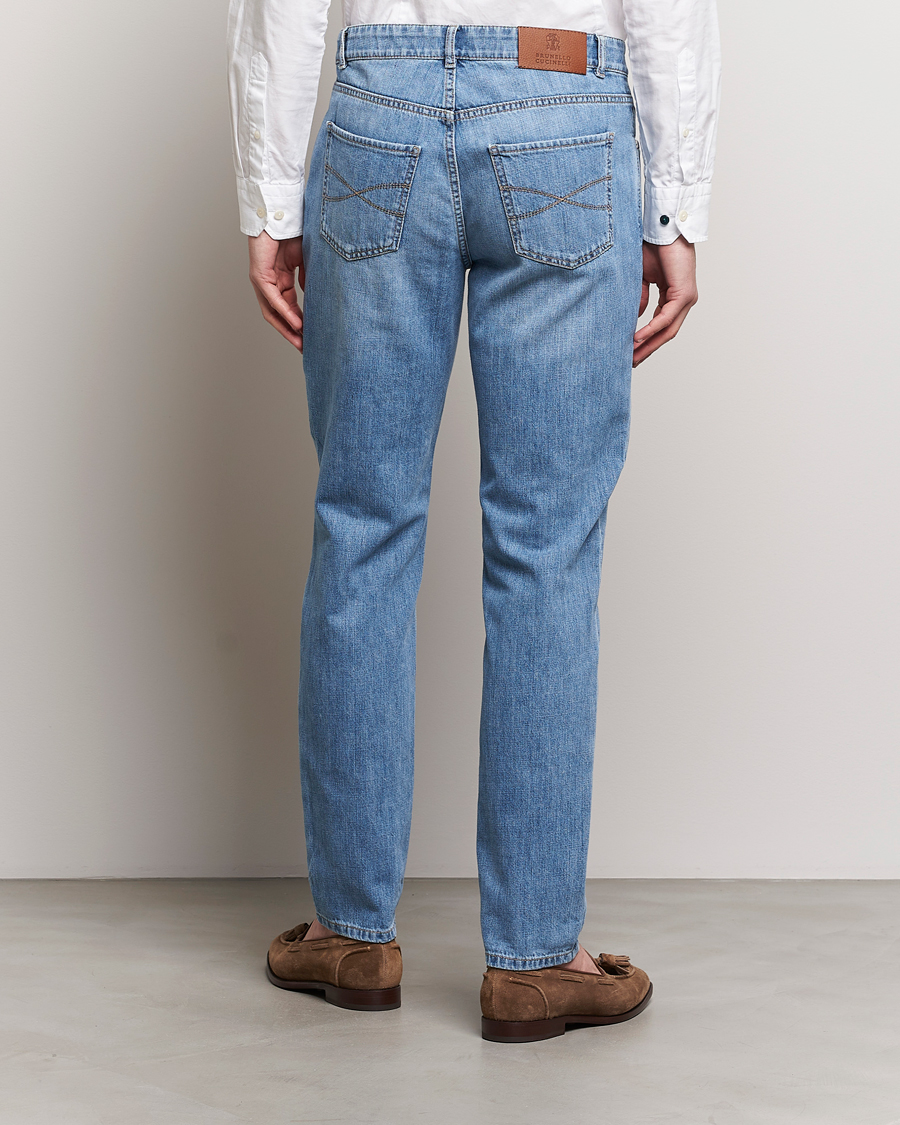 Hombres | Vaqueros | Brunello Cucinelli | Traditional Fit Jeans Blue Wash