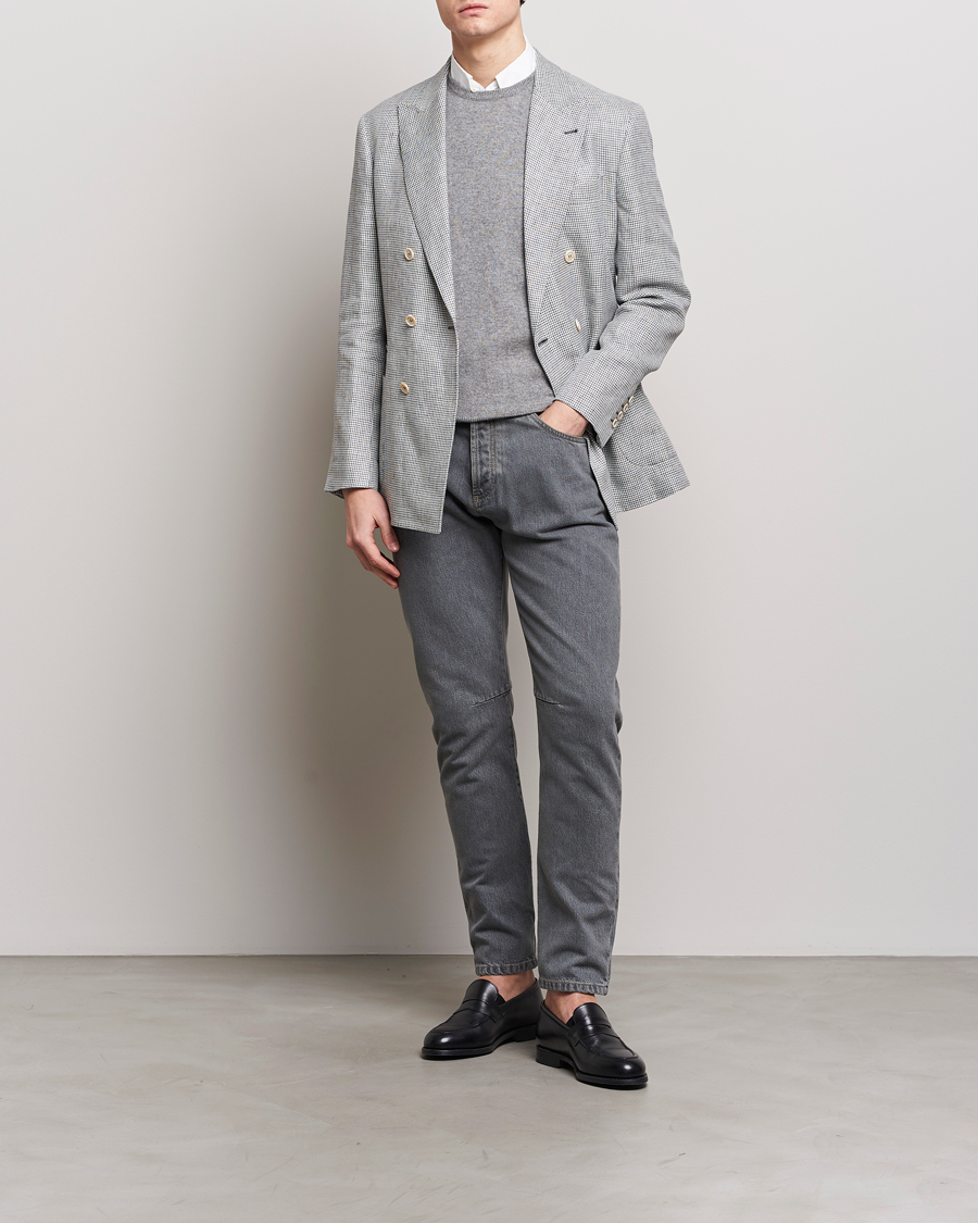 Hombres | Vaqueros | Brunello Cucinelli | Leisure Fit Jeans Grey Wash