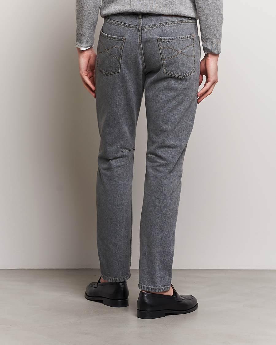 Hombres | Vaqueros | Brunello Cucinelli | Leisure Fit Jeans Grey Wash