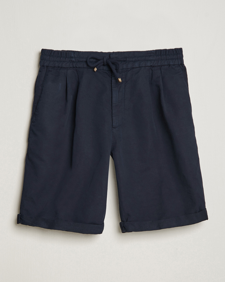 Hombres | Pantalones cortos | Brunello Cucinelli | Drawstring Shorts Navy