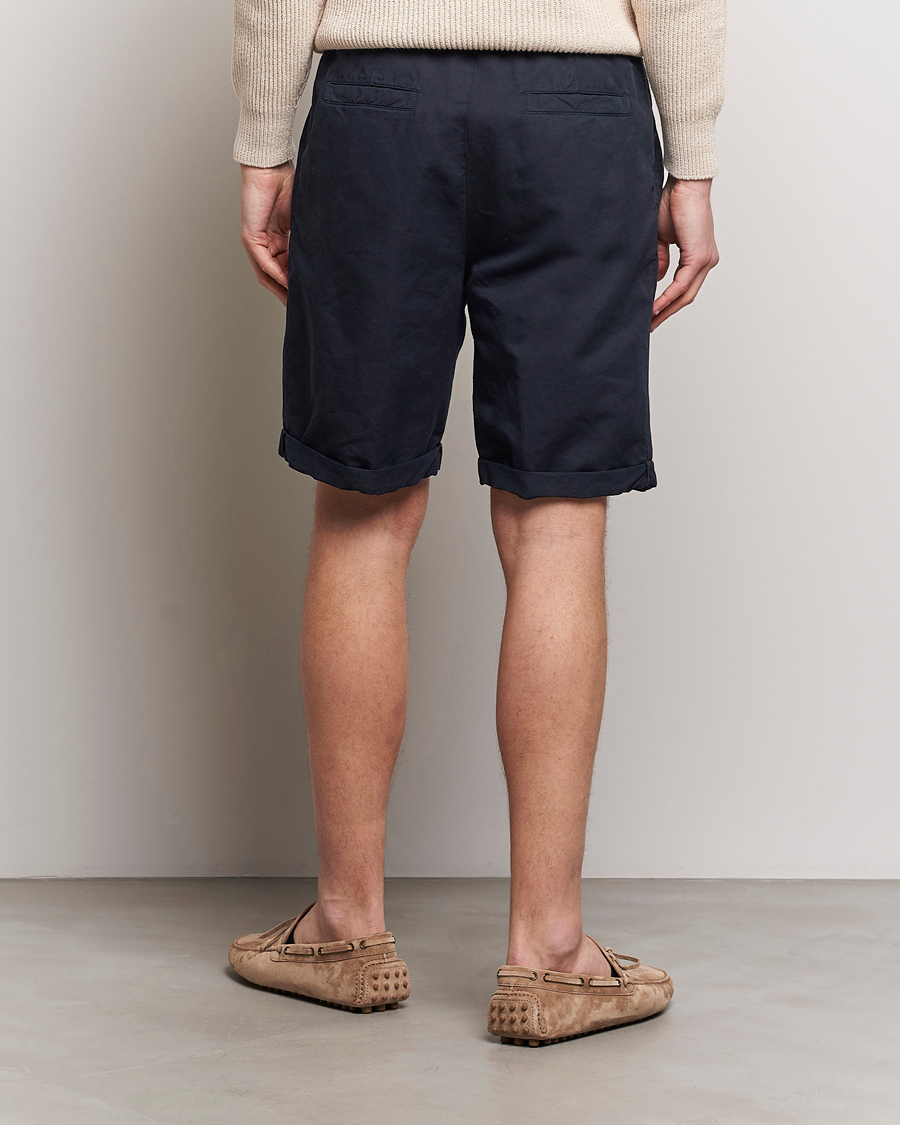 Hombres | Pantalones cortos | Brunello Cucinelli | Drawstring Shorts Navy