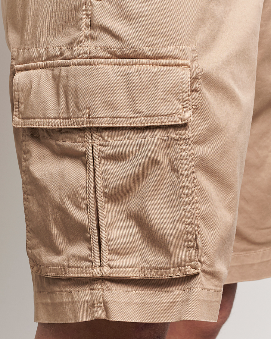 Hombres | Pantalones cortos | Brunello Cucinelli | Cotton Cargo Shorts Beige
