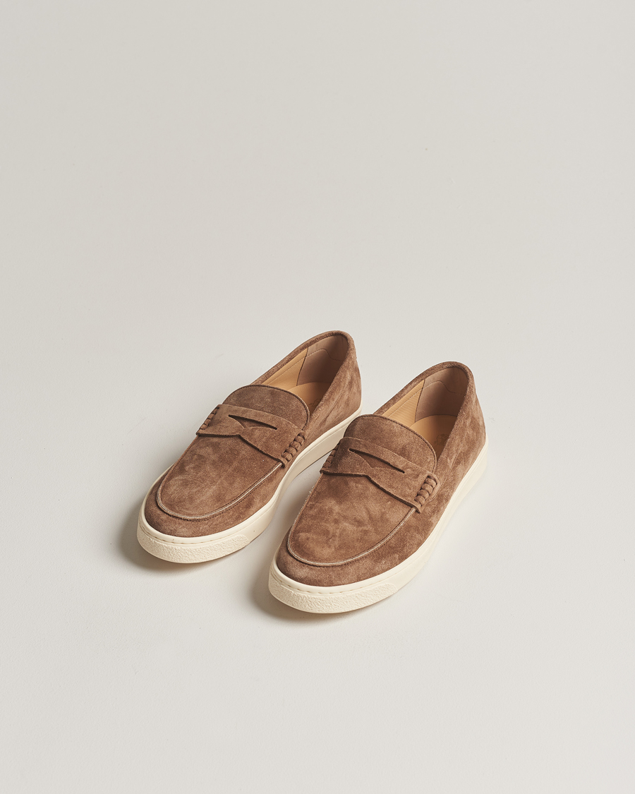 Hombres | Zapatos | Brunello Cucinelli | Moccasin Loafer Brown Suede
