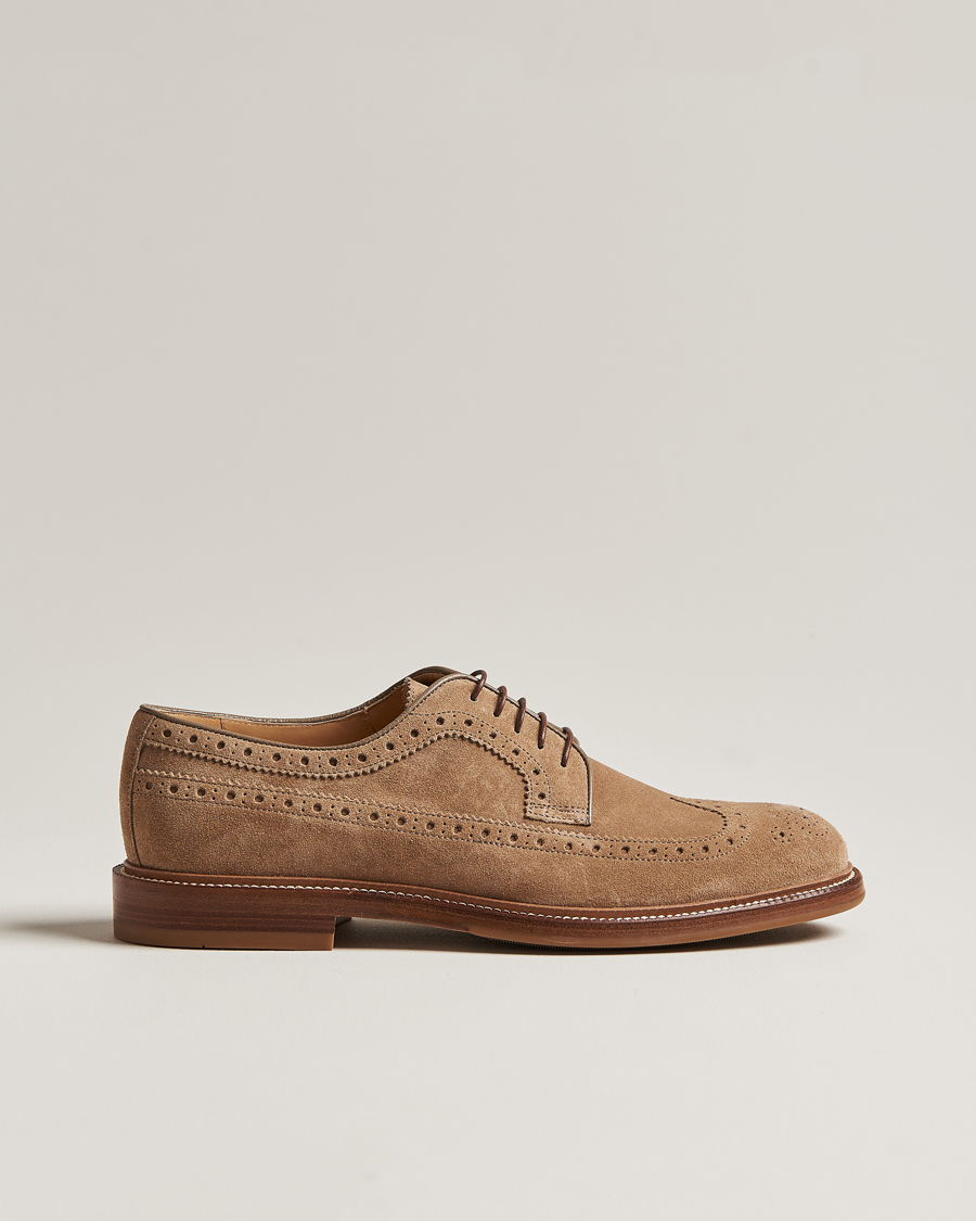 Hombres | Brunello Cucinelli Brogue Desert Suede | Brunello Cucinelli | Brogue Desert Suede