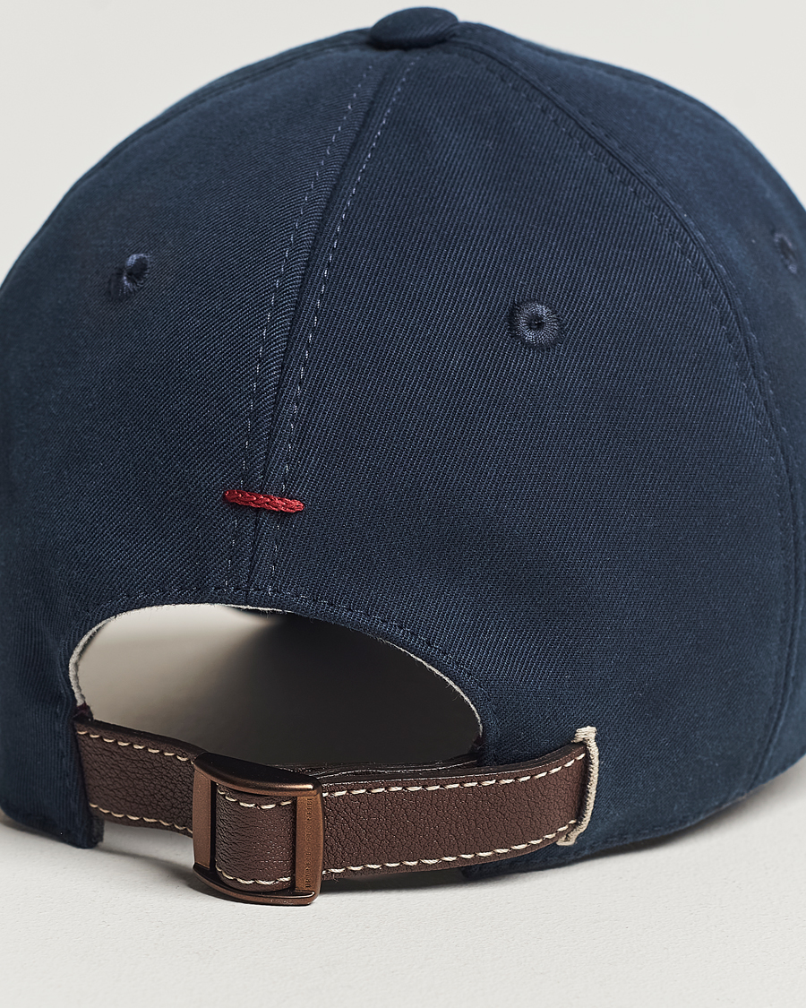 Hombres | Brunello Cucinelli Cotton Baseball Cap Navy | Brunello Cucinelli | Cotton Baseball Cap Navy