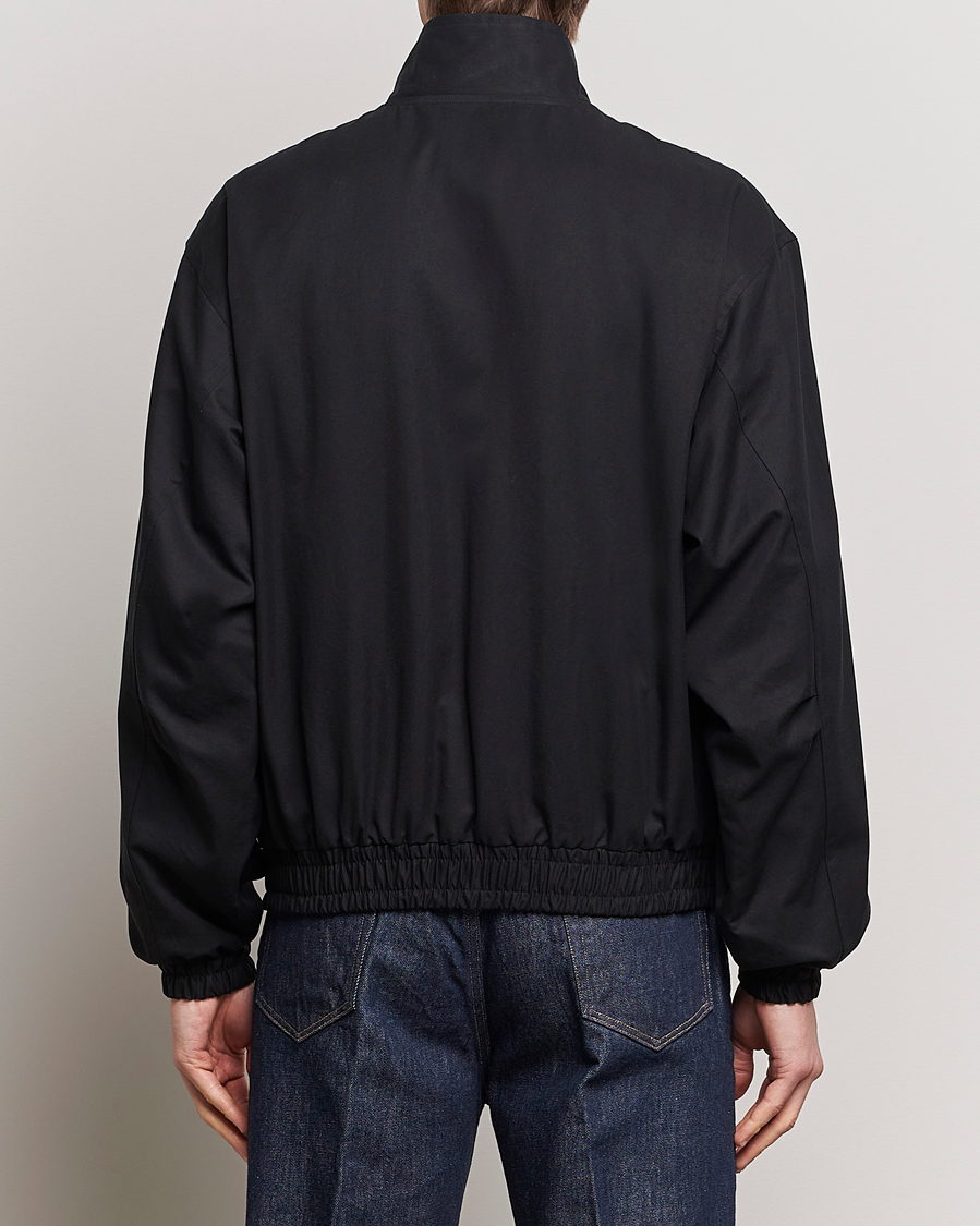 Hombres | Abrigos y chaquetas | Auralee | Washed Silk Chambray Blouson Black