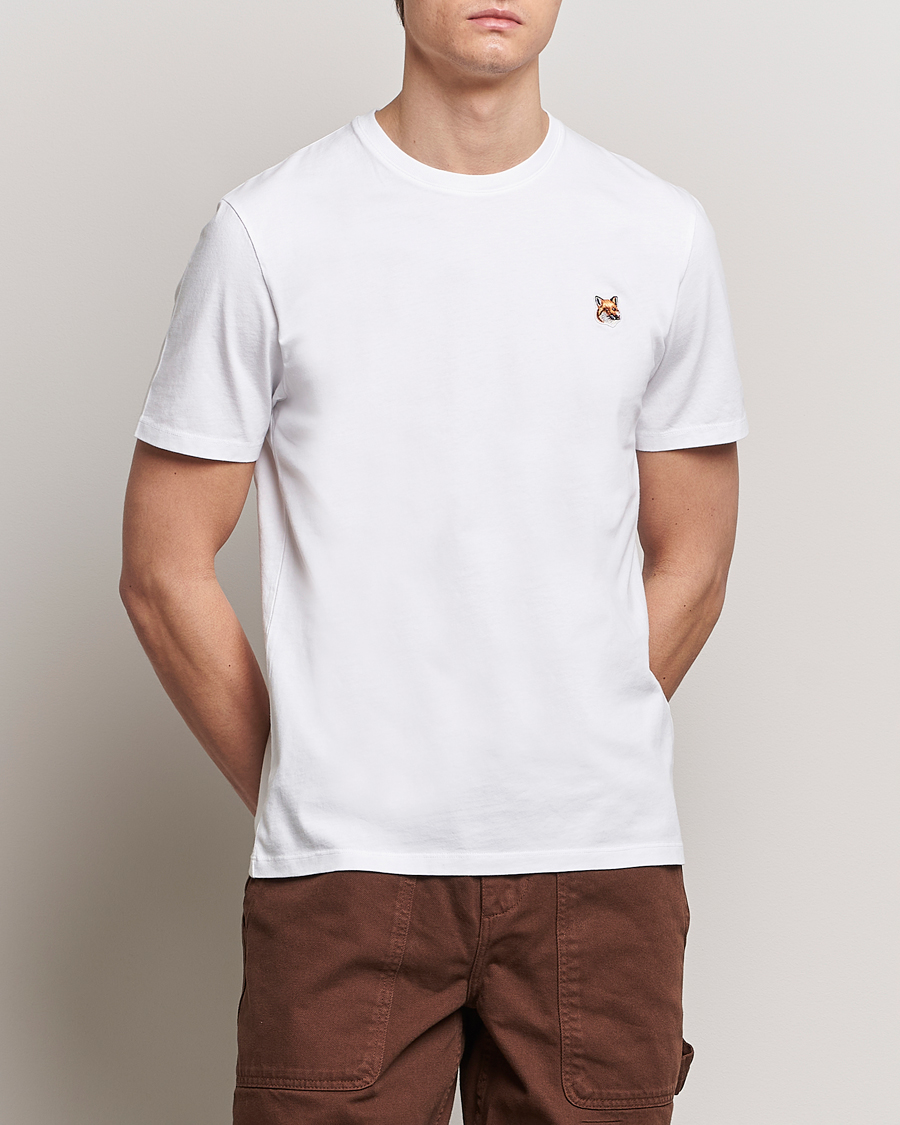 Hombres | Camisetas blancas | Maison Kitsuné | Fox Head T-Shirt White