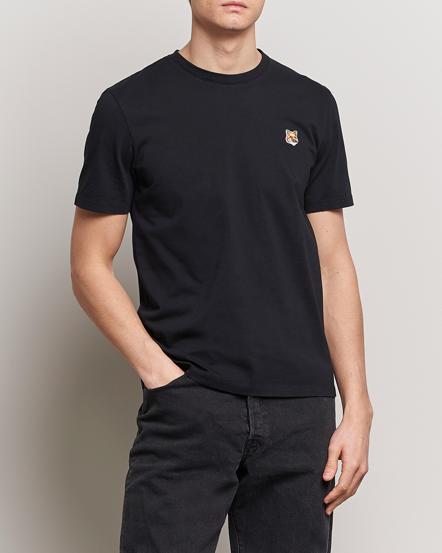 Hombres | Camisetas negras | Maison Kitsuné | Fox Head T-Shirt Black