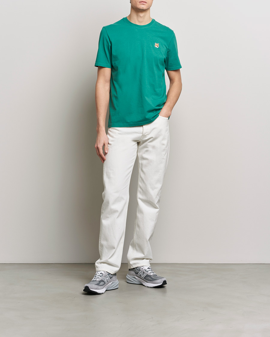 Hombres | Camisetas | Maison Kitsuné | Fox Head T-Shirt Pine Green