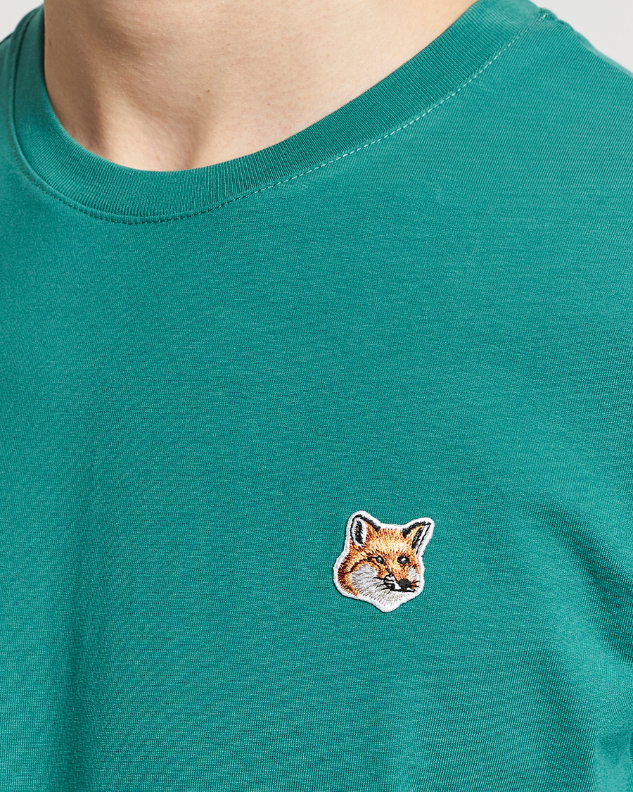 Hombres | Camisetas | Maison Kitsuné | Fox Head T-Shirt Pine Green