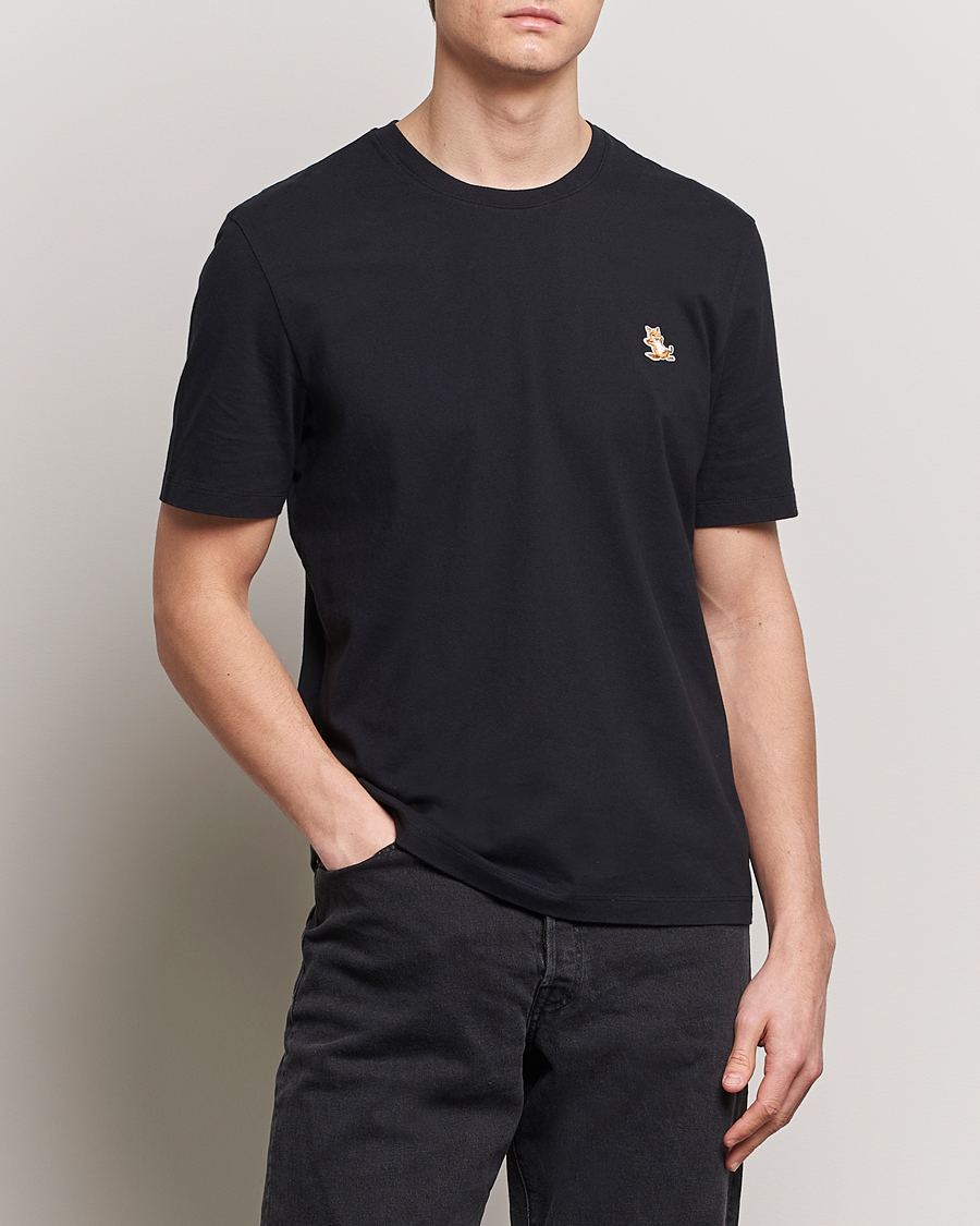 Hombres | Camisetas negras | Maison Kitsuné | Chillax Fox T-Shirt Black