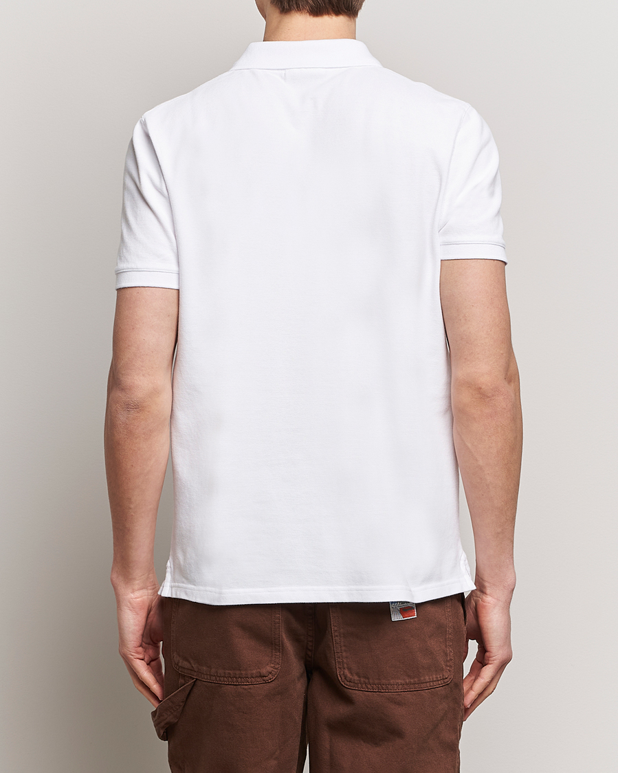 Hombres | Polos | Maison Kitsuné | Fox Head Polo White