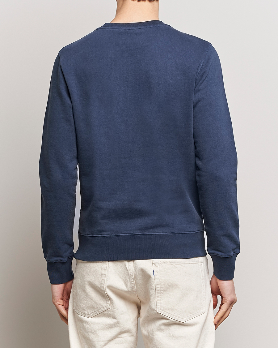Hombres | Jerséis y prendas de punto | Maison Kitsuné | Fox Head Sweatshirt Ink Blue