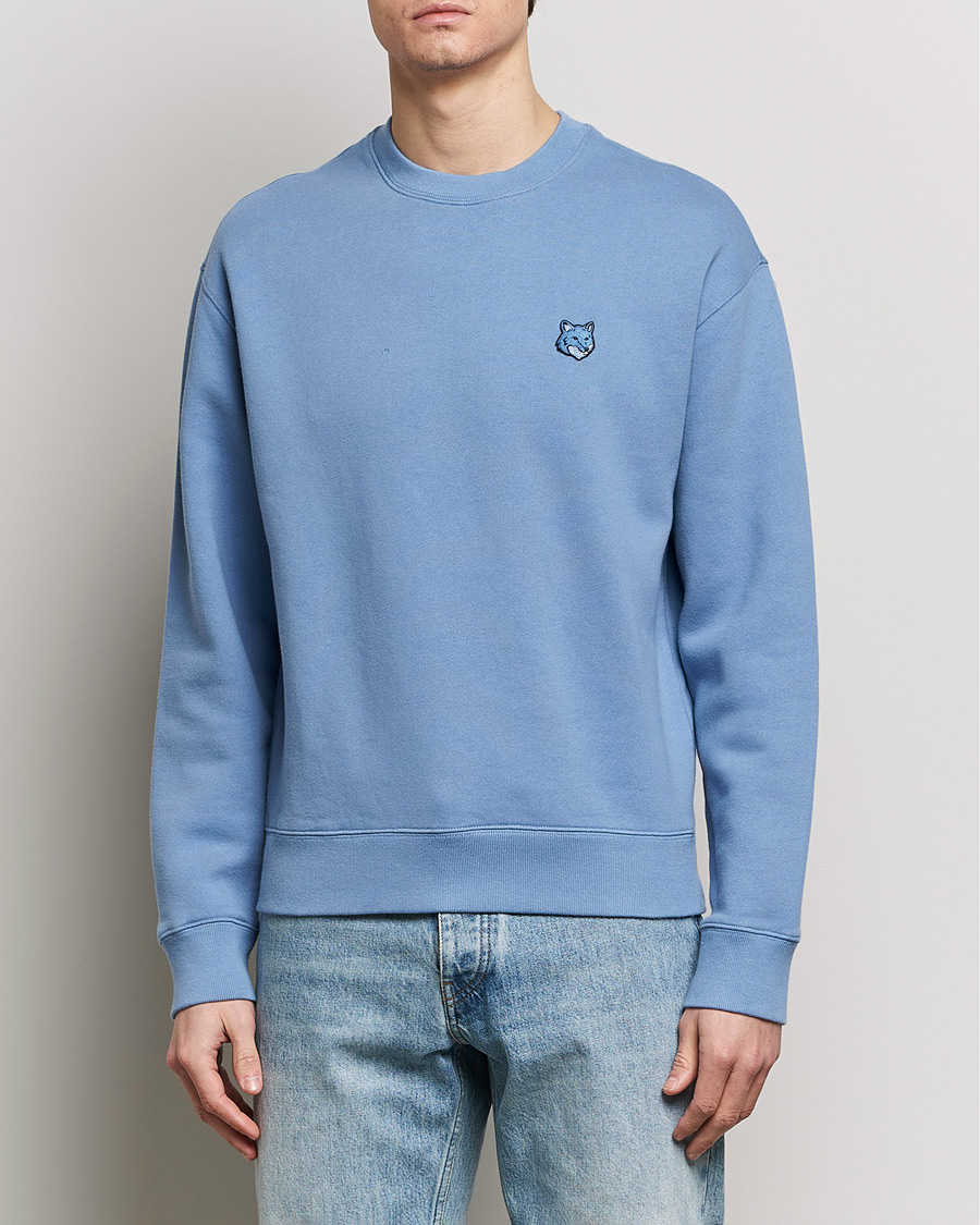 Hombres | Ropa | Maison Kitsuné | Tonal Fox Head Sweatshirt Hampton Blue