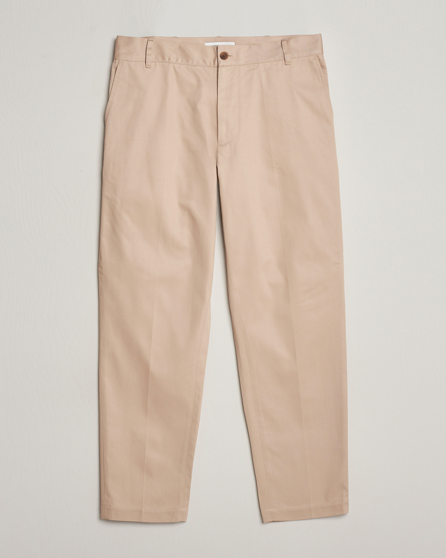 Hombres | Pantalones | Maison Kitsuné | Straight Chino Light Beige