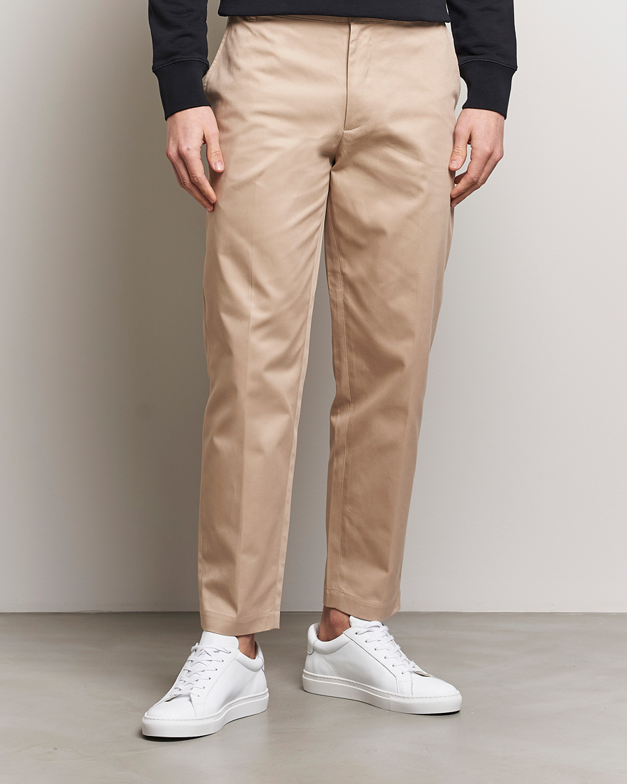 Hombres | Pantalones | Maison Kitsuné | Straight Chino Light Beige