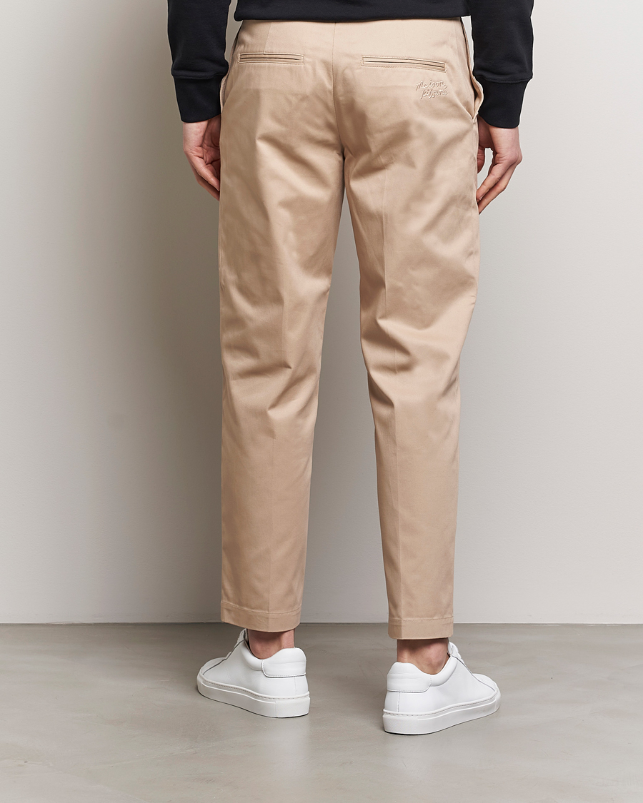 Hombres | Pantalones | Maison Kitsuné | Straight Chino Light Beige